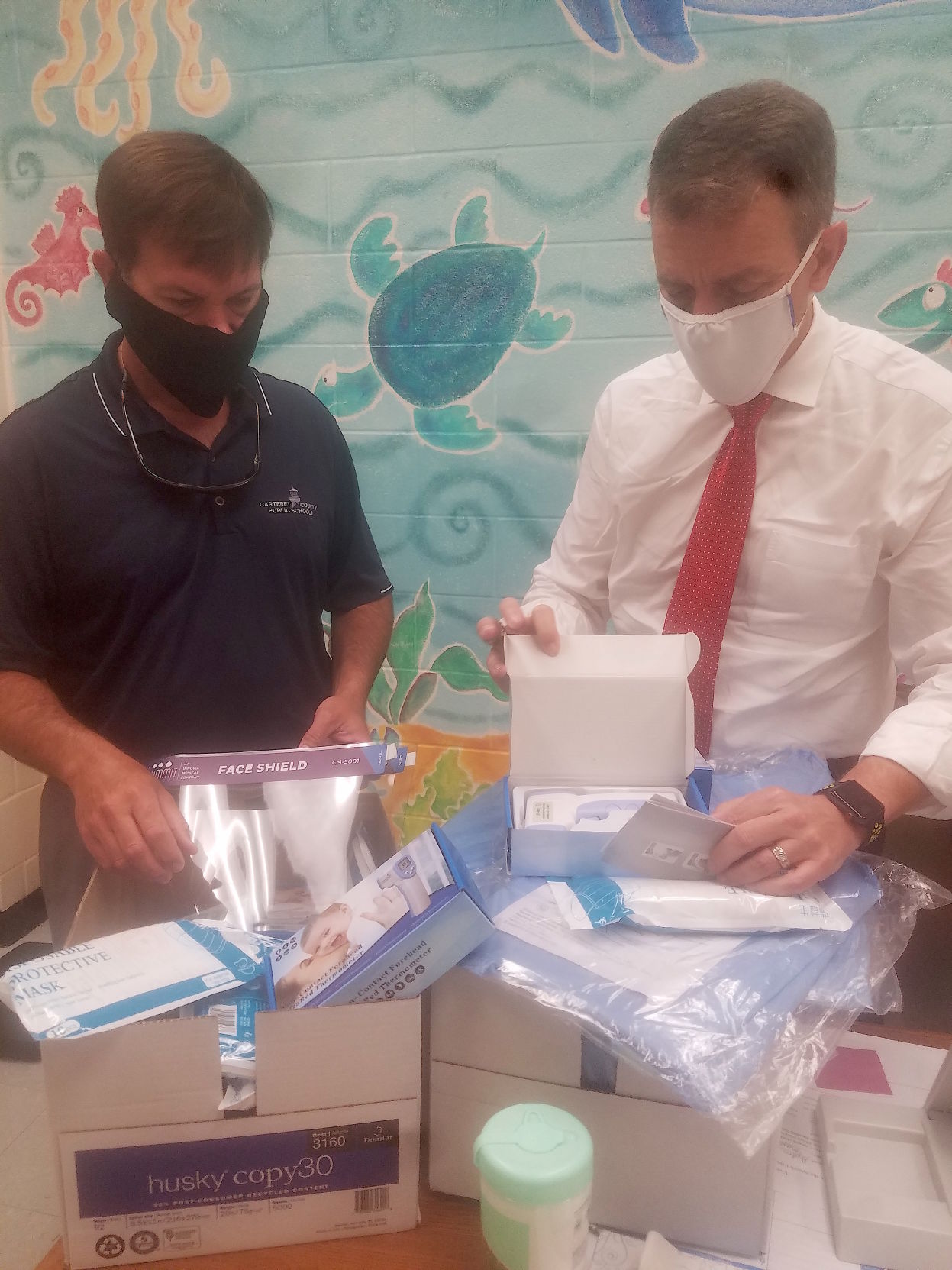 Carteret County Schools receive PPE, prep for August reopening